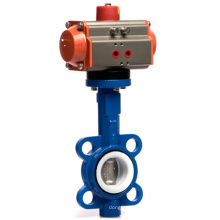 KLQD D671X-10Z-DN150 6 inch Stainless Steel  Pneumatic Wafer Price Butterfly Valve